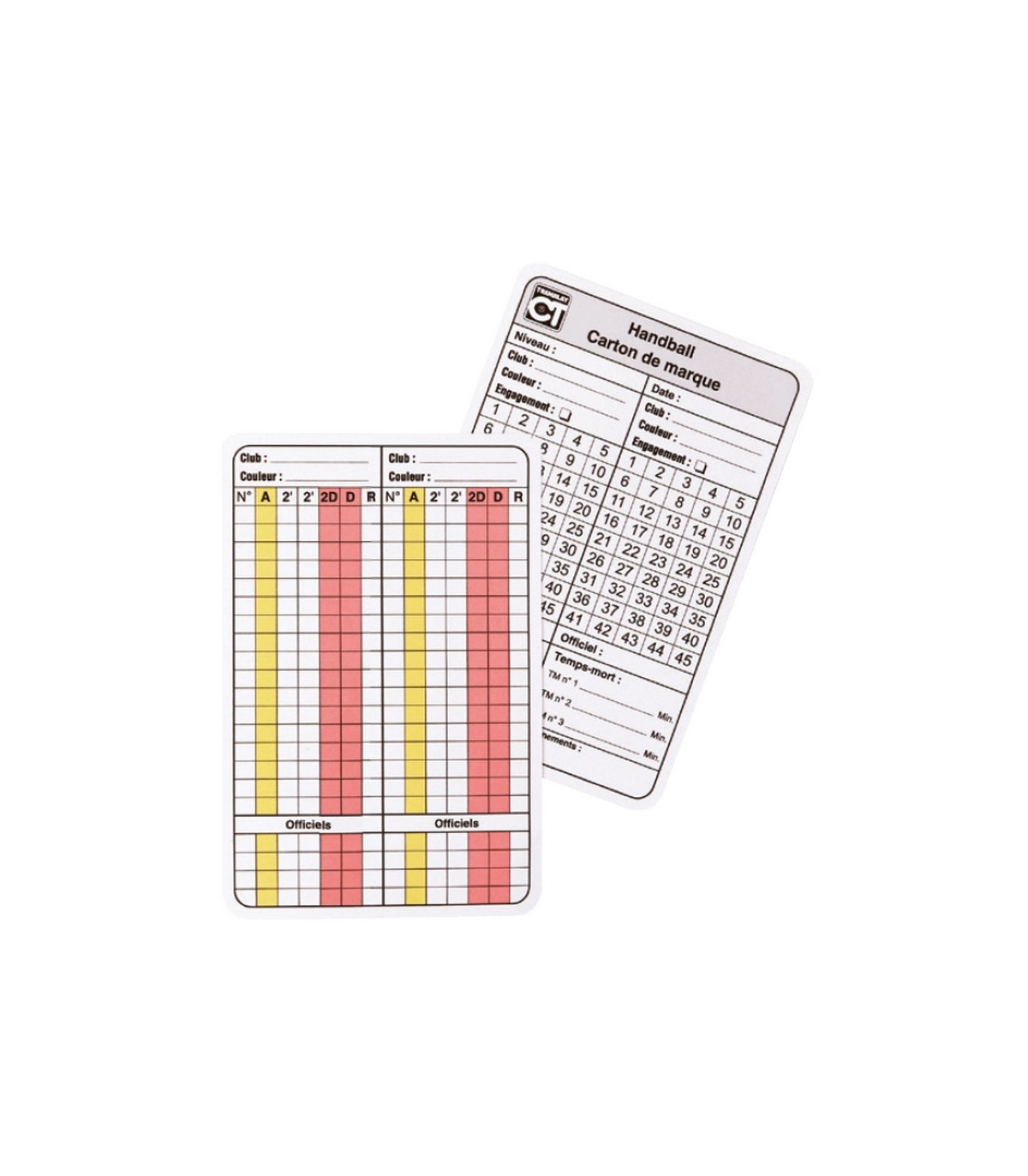 CARTE D'ARBITRAGE HANDBALL