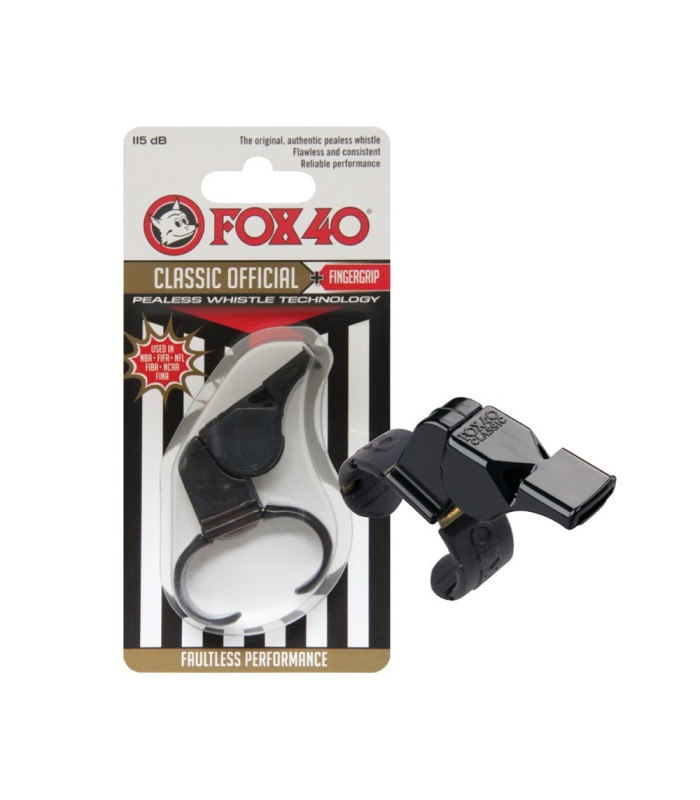 SIFFLET FOX 40 AVEC ATTACHE DOIGT