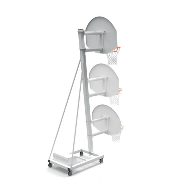 PANIER DE BASKET INTÉRIEUR MOBILE RÉGLABLE DE 2,60 M A 3,05 M ZOOM REGLAGE