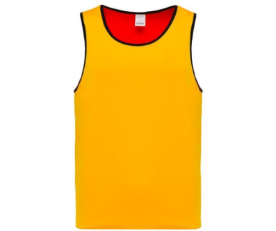 CHASUBLE RUGBY RÉVERSIBLE PRO ACT JAUNE ROUGE