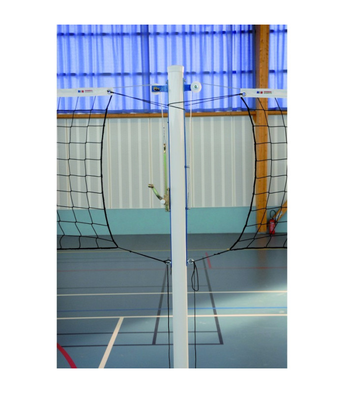 POTEAU CENTRAL VOLLEY-BALL SCOLAIRE ALUMINIUM