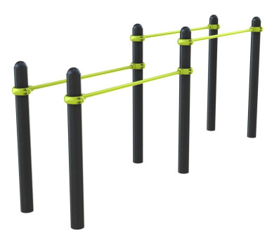BARRE PARRALELES DIPS DOUBLE