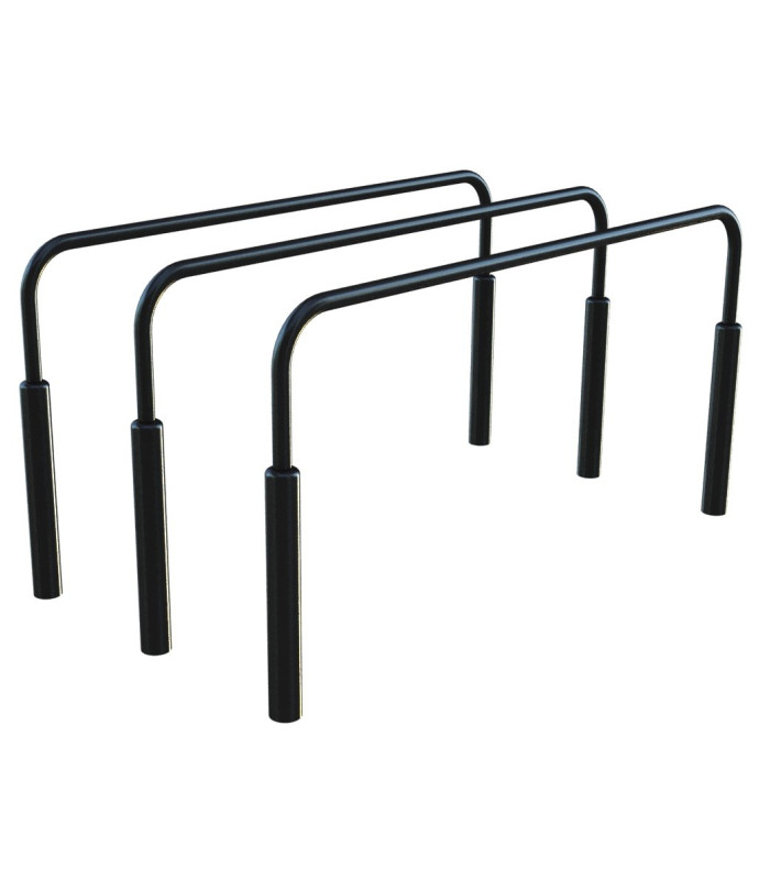 TRIPLE BARRES PARRALELES DIPS FIXES