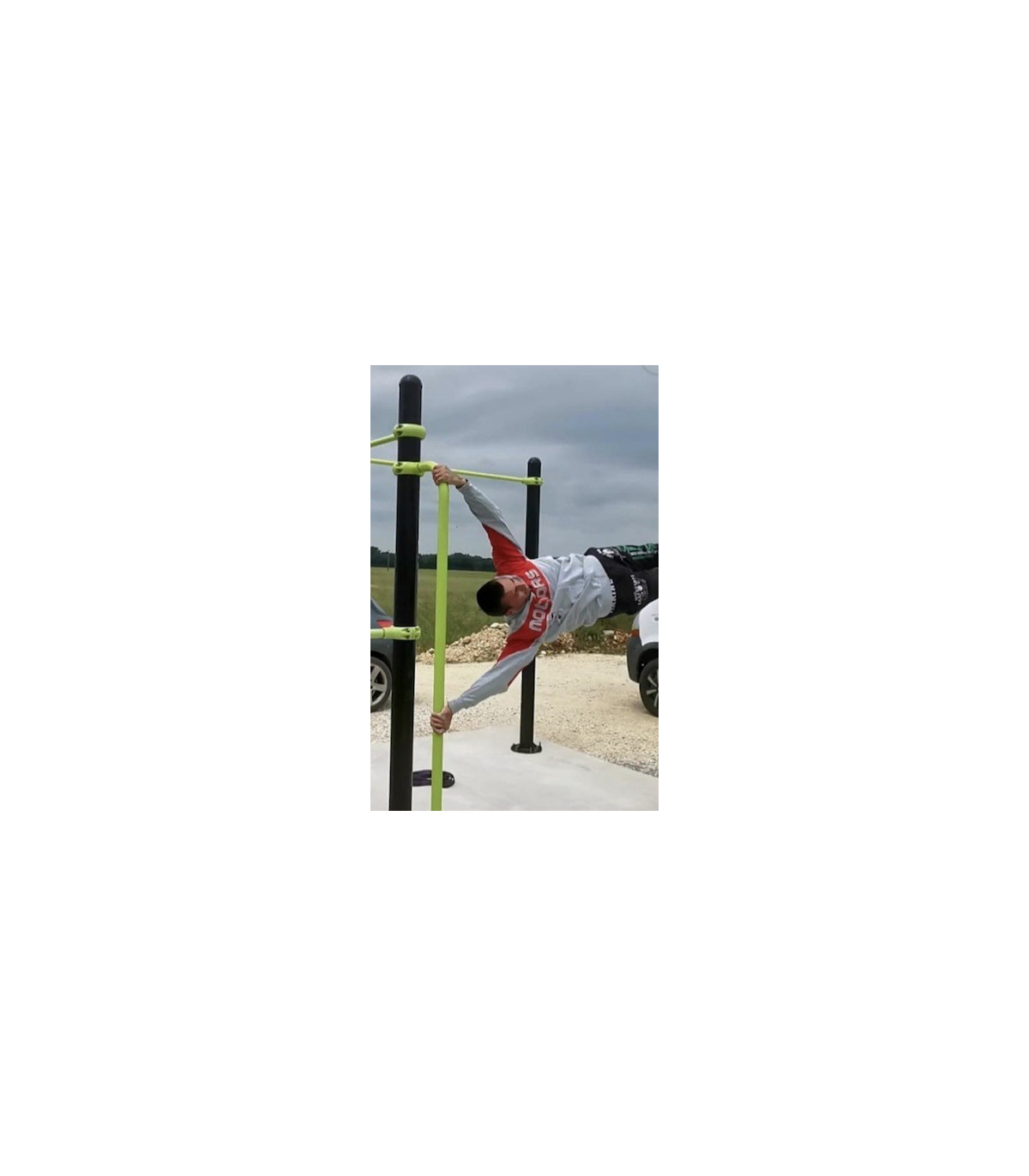BARRE DE POLE STREET WORKOUT drapeau