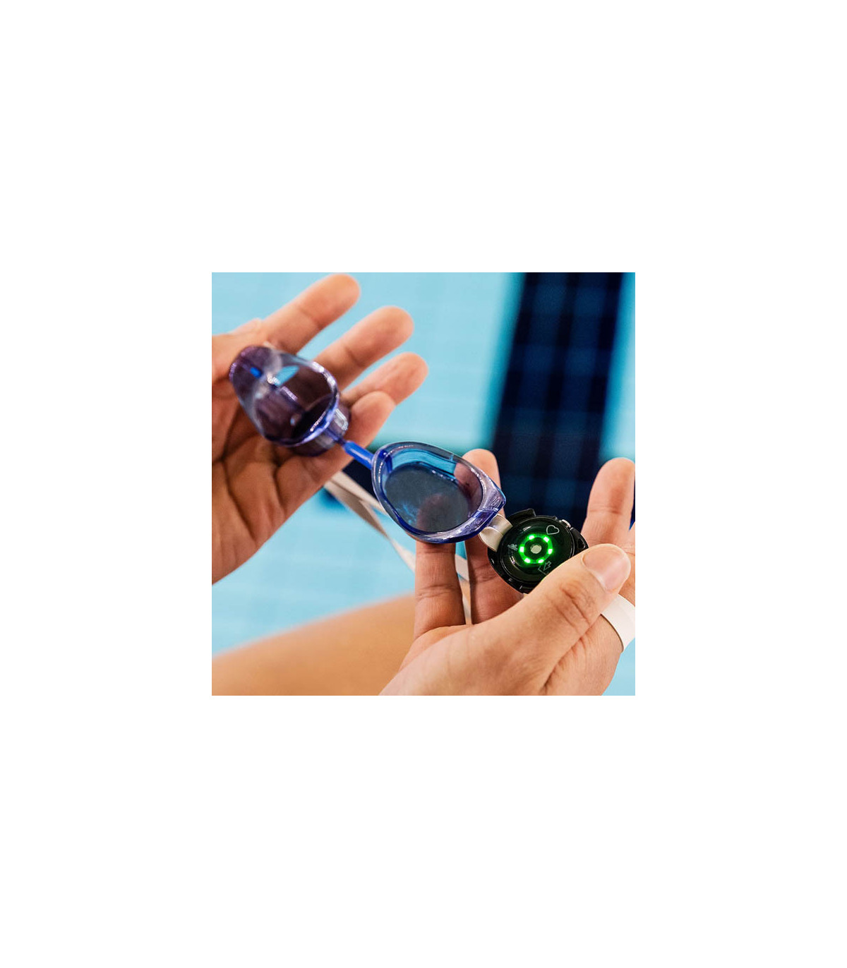 CLIP DE SANGLE POUR LUNETTES DE NATATION POLAR VERITY SENSE 
