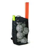 SAC A BALLONS A DOS AVEC ROULETTES DE FACE