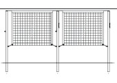 SCHEMA POTEAU BADMINTON CENTRAL SCOLAIRE A SCELLER 