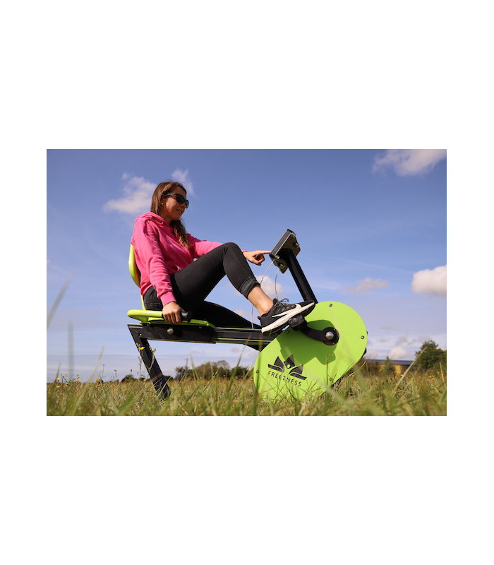 Vélo semi-allongé R-PRO en action
