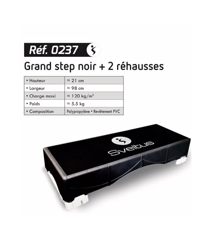 STEP FITNESS XL NOIR