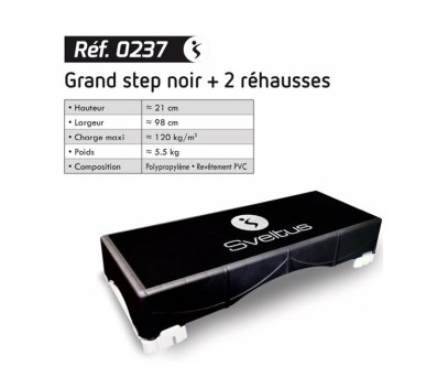 STEP FITNESS XL NOIR