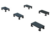 LOT DE 5 PLATEAUX STEPS