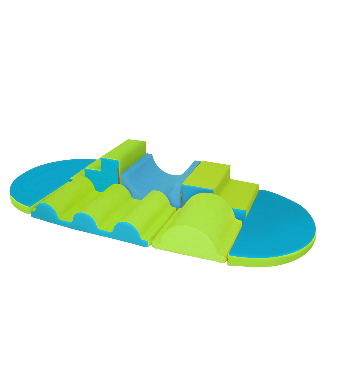 KIT 6 EQUILIBRE CRECHE KIWI TURQUOISE