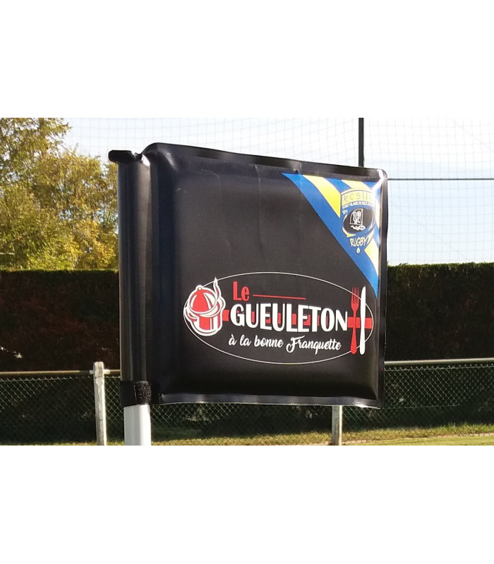 DRAPEAU POTEAU DE TOUCHE RUGBY PERSONNALISÉ SAINT HILAIRE