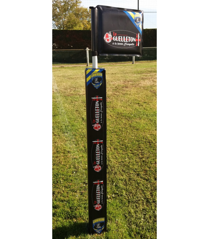 PROTECTIONS POTEAUX DE TOUCHE RUGBY PERSONNALISÉES SAINT HILAIRE