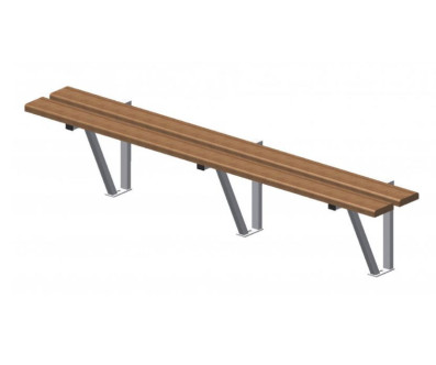 BANC MURAL SIMPLE VESTIARES ASSISE SAPIN