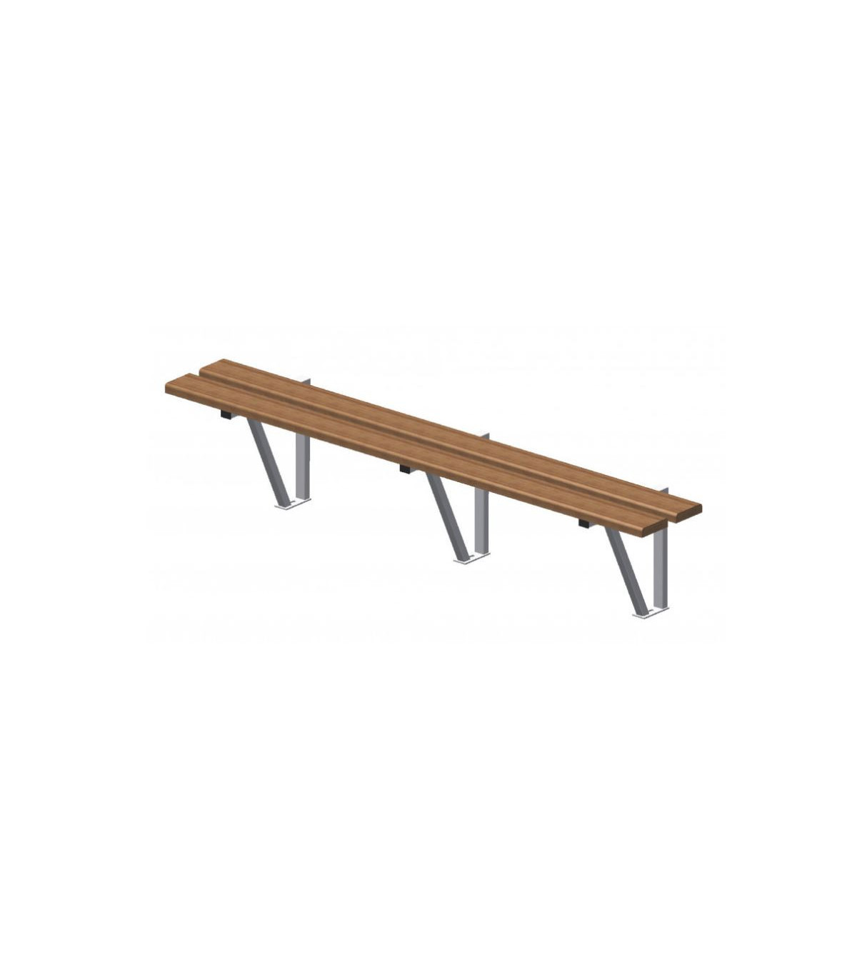 BANC MURAL SIMPLE VESTIARES ASSISE SAPIN