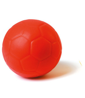 BALLON FOOTBALL MOUSSE ROUGE