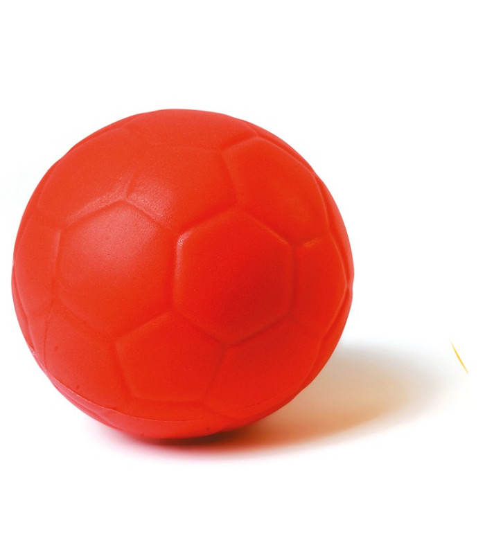 BALLON FOOTBALL MOUSSE ROUGE