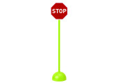 ZOOM PANNEAU DE SIGNALISATION STOP AVEC SUPPORT