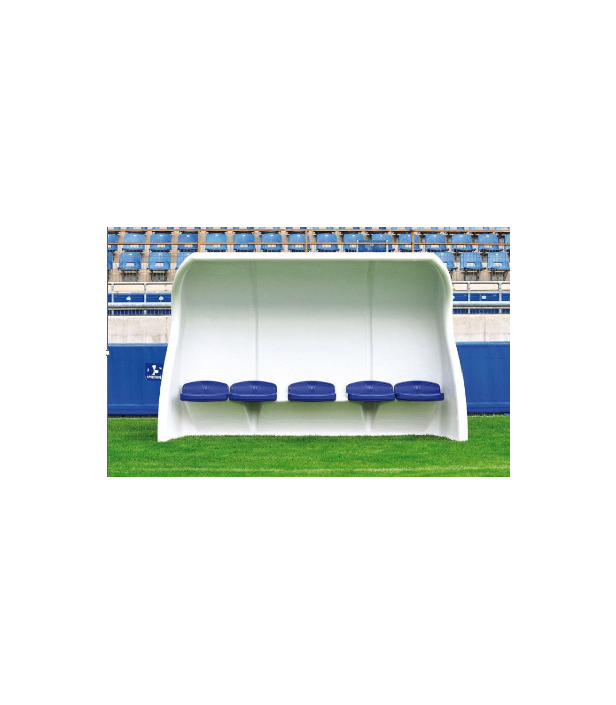 ABRI DE TOUCHE MONOBLOC COMPOSITE 5 PLACES HAUTEUR 1,6 M