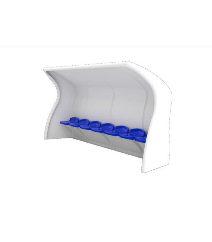ABRI DE TOUCHE MONOBLOC COMPOSITE 7 PLACES HAUTEUR 1,6 M