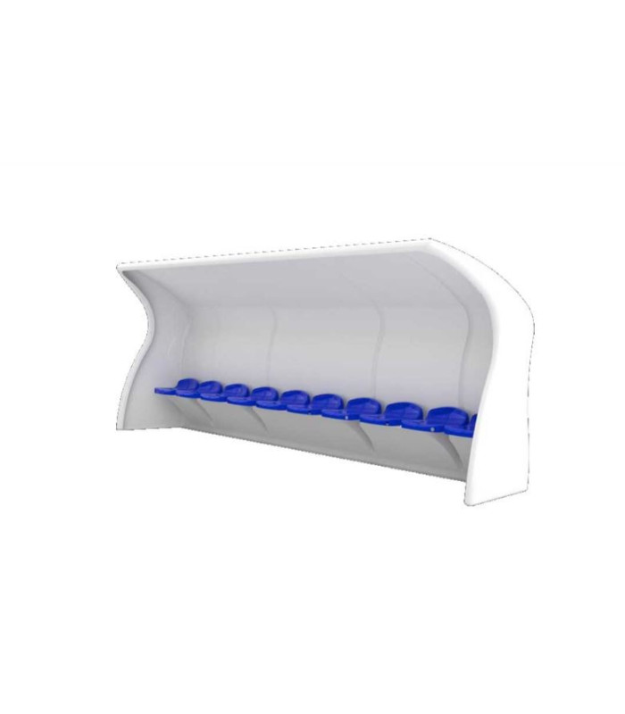 ABRI DE TOUCHE MONOBLOC COMPOSITE 10 PLACES HAUTEUR 1,6 M