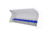 ABRI DE TOUCHE MONOBLOC COMPOSITE 10 PLACES HAUTEUR 1,6 M