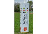 LOT DE 4 PROTECTIONS POTEAUX RUGBY PERSONNALISÉES LILLE RUGBY CLUB