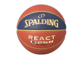 BALLON DE BASKET SPALDING TF 250 ORANGE BLEU