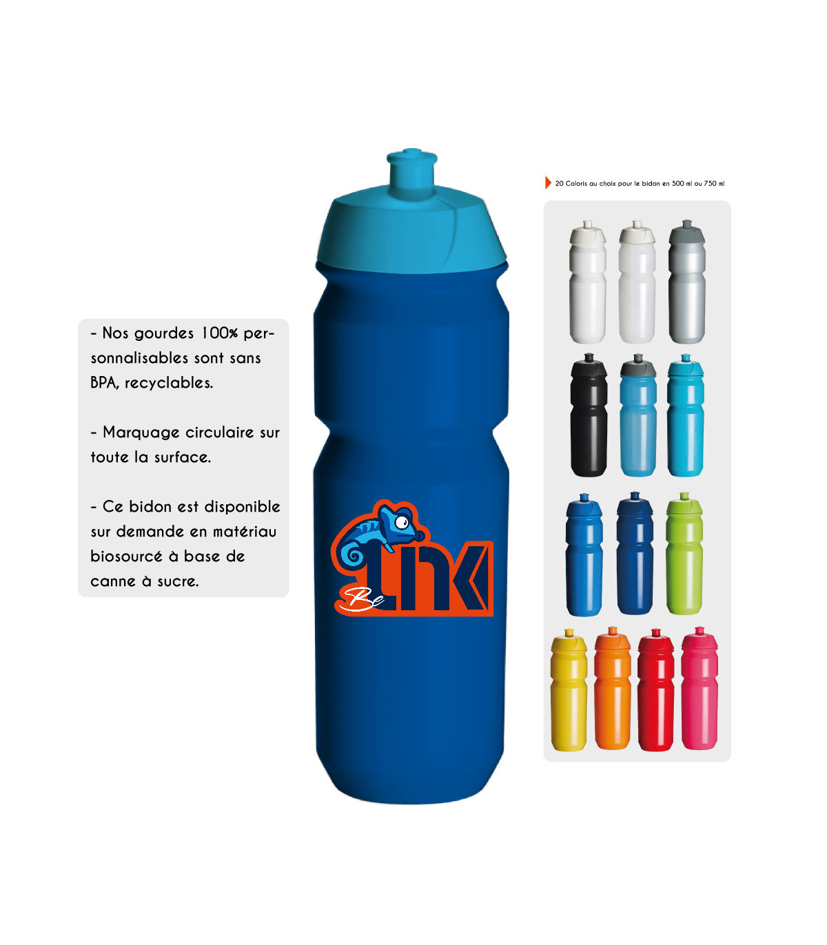 GOURDE PERSONNALISABLE 