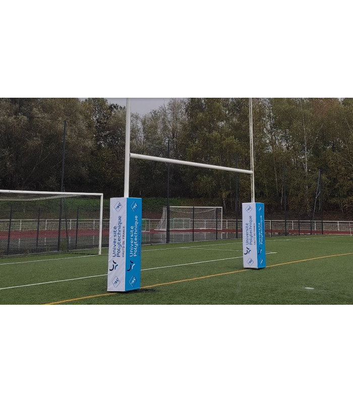 LOT DE 4 PROTECTIONS POTEAUX RUGBY UNIVERSITE VALENCIENNES