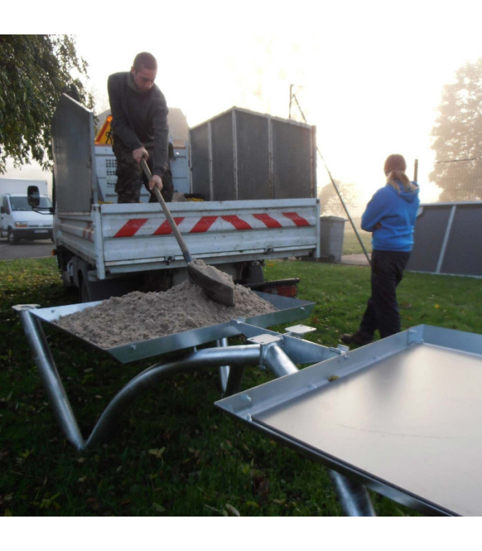 BACS DE LESTAGE AVEC SABLE POUR TABLE PING PONG PARK CORNILLEAU
