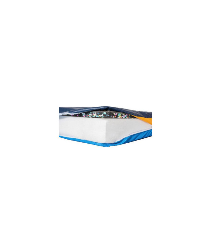 MOUSSE MATELAS GYMNASTIQUE DE RECEPTION STABILISE 200 x 120 x 10 cm BLEU