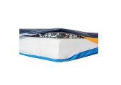 MOUSSE MATELAS GYMNASTIQUE DE RECEPTION STABILISE 200 x 120 x 10 cm BLEU