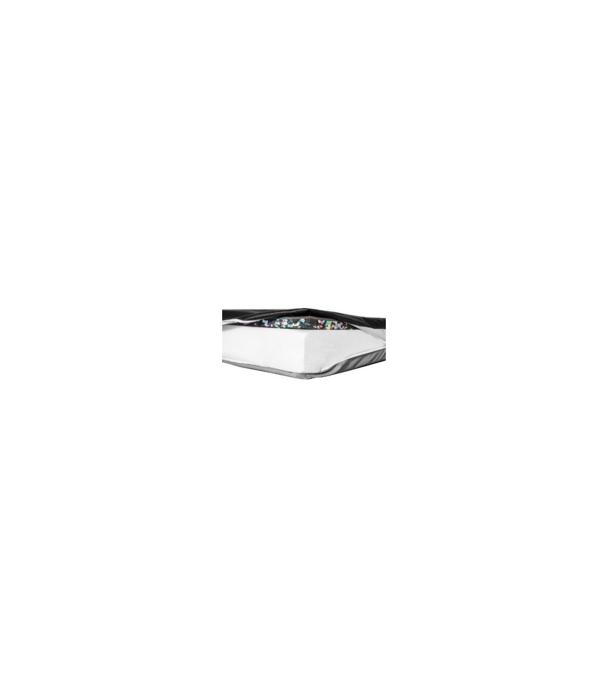 MATELAS GYMNASTIQUE DE RECEPTION STABILISES 240 x 200 x 20 cm NOIR
