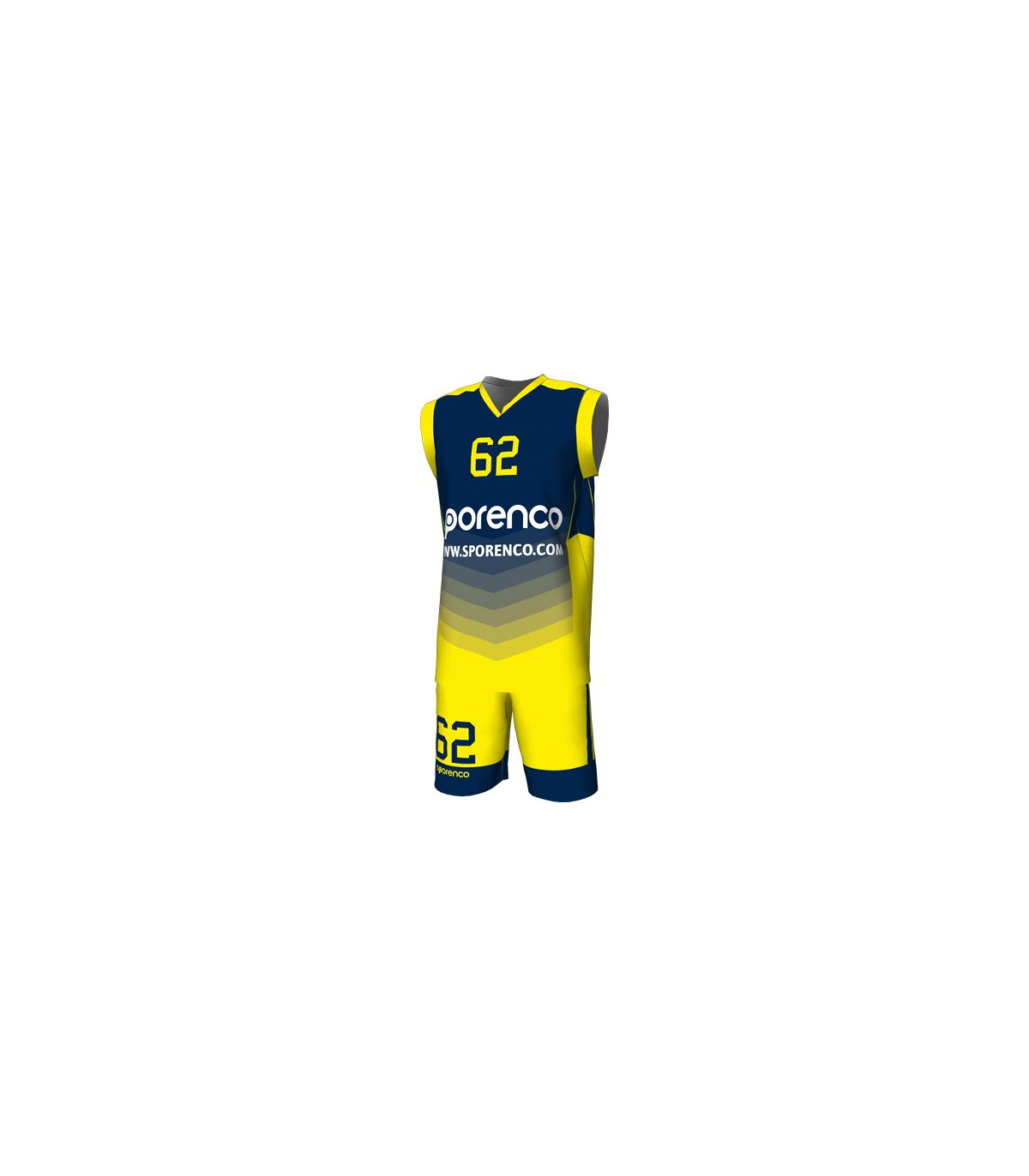 MAILLOT BASKET CLUB SUBLIMÉ HOMME DESIGN 4 FACE