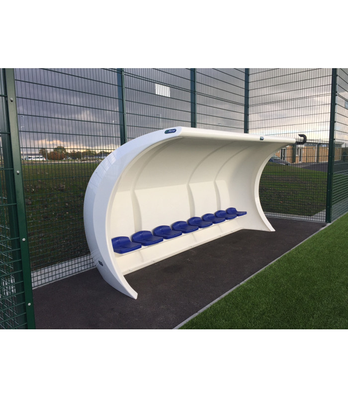 BANC DE TOUCHE MONOBLOC COMPOSITE BLANC HAUTEUR 2 M