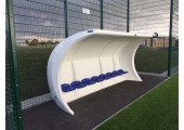 ABRI DE TOUCHE MONOBLOC COMPOSITE BLANC HAUTEUR 2 M