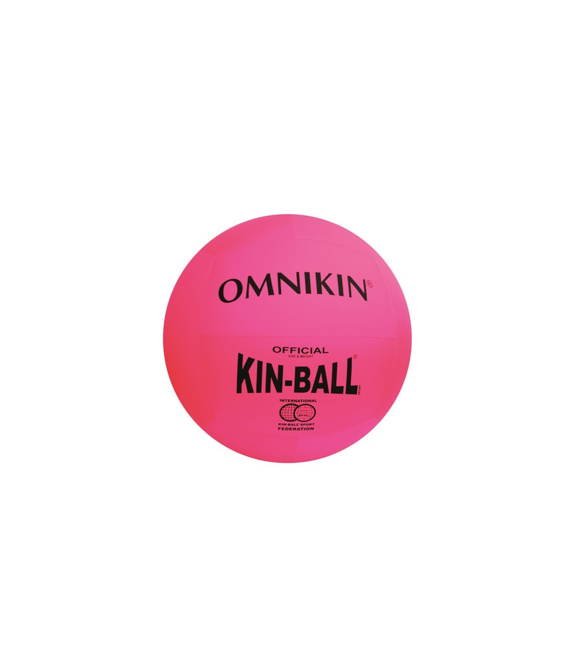 BALLON OFFICIEL KINBALL 122 CM ROSE