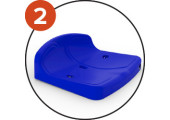 SIEGE ABRI DE TOUCHE MONOBLOC COMPOSITE HAUTEUR 1,6 M