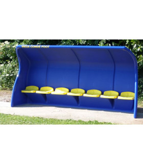 ABRI DE TOUCHE MONOBLOC COMPOSITE COULEUR HAUTEUR 1,6 M