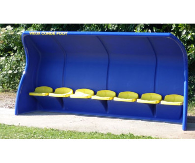 ABRI DE TOUCHE MONOBLOC COMPOSITE COULEUR HAUTEUR 1,6 M