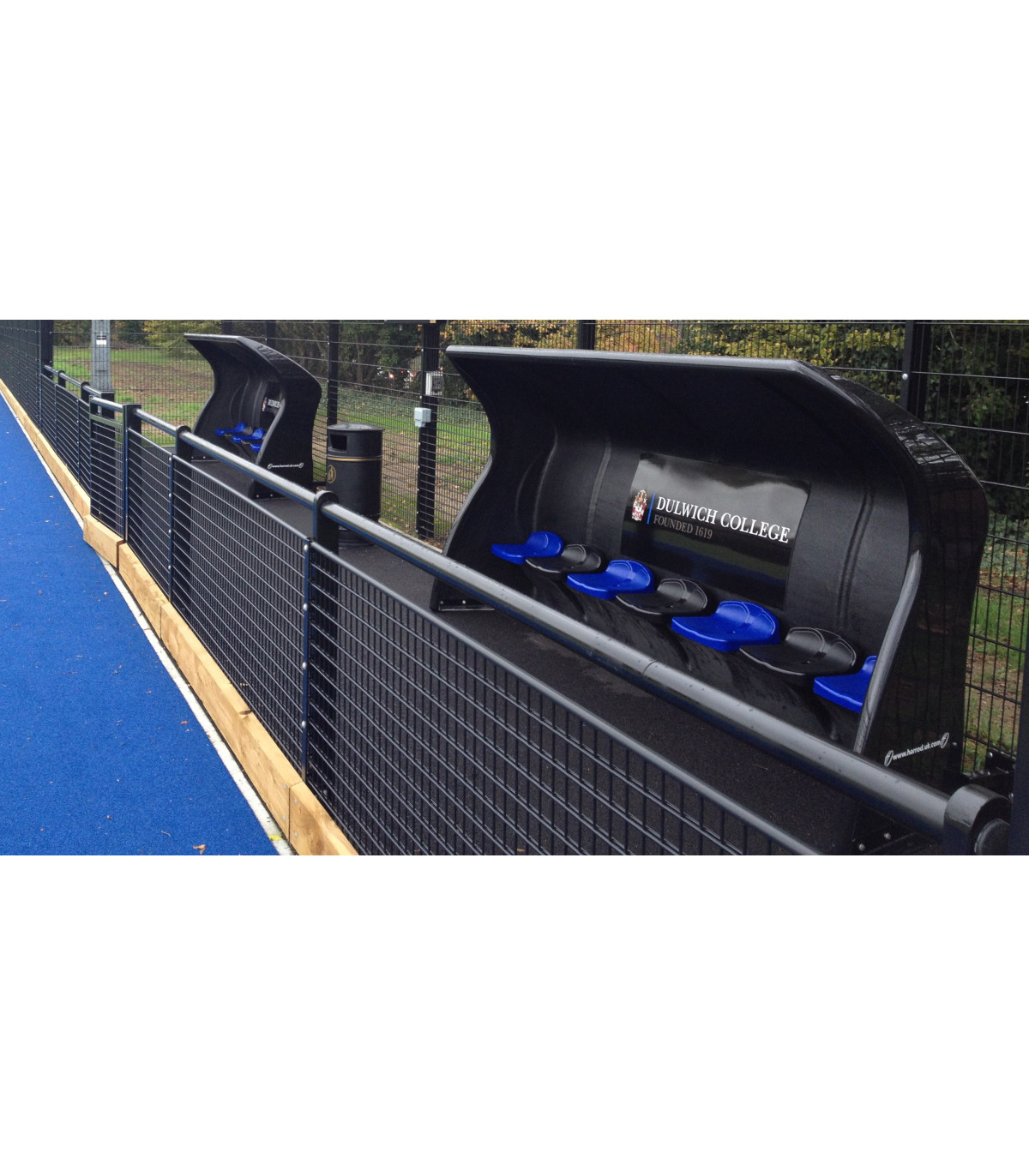 ABRI DE TOUCHE MONOBLOC COMPOSITE COULEUR NOIRE HAUTEUR 1,6 M