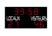 TABLEAU DE SCORE FOOT RUGBY 1.8 x 1 M