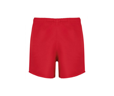 SHORT DE RUGBY ENFANT PRO ACT ROUGE