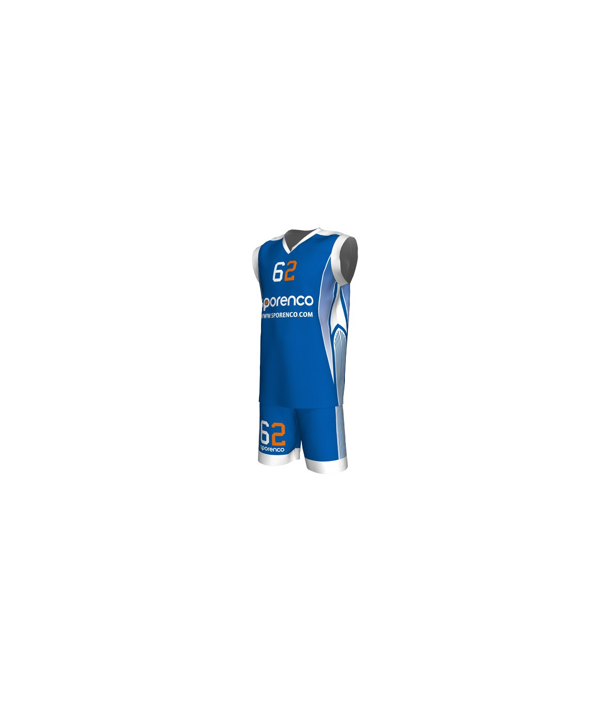 SHORT BASKET CLUB REVERSIBLE SUBLIMÉ HOMME DESIGN 1 FACE