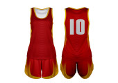 SHORT BASKET CLUB PERSONNALISÉ RÉVERSIBLE FEMME SUN