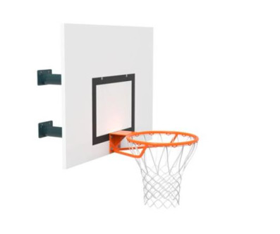 PANIER DE BASKET MURAL INTERIEUR HAUTEUR FIXE 2 BRAS RECTANGLE