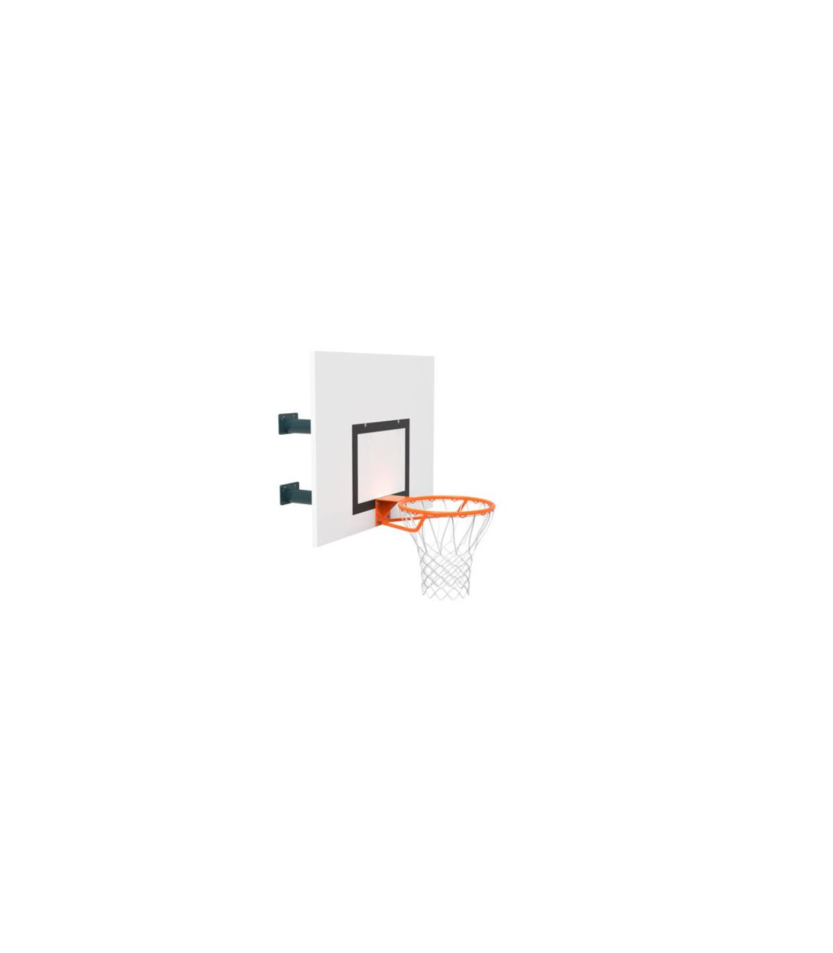 PANIER DE BASKET MURAL INTERIEUR HAUTEUR FIXE 2 BRAS RECTANGLE