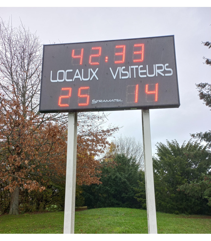 TABLEAU DE SCORE FOOT RUGBY SUR POTEAUX